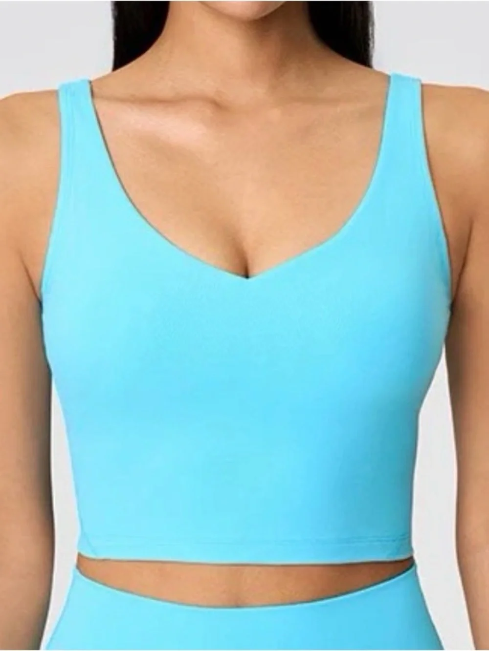 Lululemon Align Tank Top Cyan Blue size 10